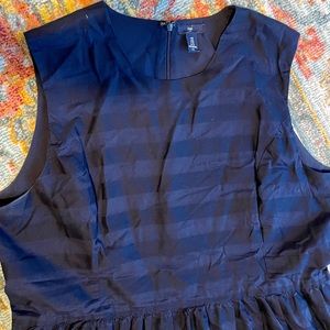 Gap Navy Striped Dress with pockets
